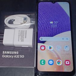 SAMSUNG GALAXY A32 5G 64GB ANDROID NEW IN BOX UNLOCKED FOR T-MOBILE METRO LYCA MINT ULTRA MEXICO CENTRAL & SOUTH AMERICA ETC A14 A15 A23 A10e A21 A20 