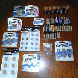 BUNCH OF BRAND NEW BATTERIES 