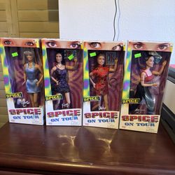 Vintage Spice Girls “On Tour” Doll Set – 1998/1999 – Official Merchandise – NEW in Box