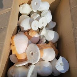 Mannequin Styrofoam Doll Heads -  Great For Halloween - Wigs Etc