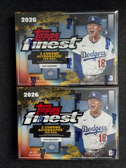 2026 Topps Finest Baseball Hobby Box