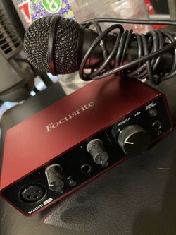 Focusrite and Microphone $50