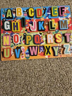 Mellissa and Doug Chunky Letter Puzzle