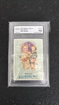 2010 Allen & Ginter Drew Brees #287 Rookie GMA 10