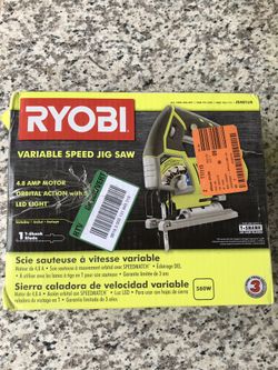 Ryobi variable speed jig saw