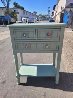 Green  Console Table