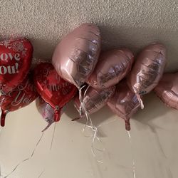 Left Over Valentine’s  Day Ballons
