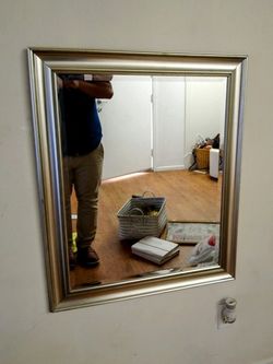 Silver Wall Mirror