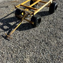 4- Wheel Heavy Duty 30x60 In Material Trailer