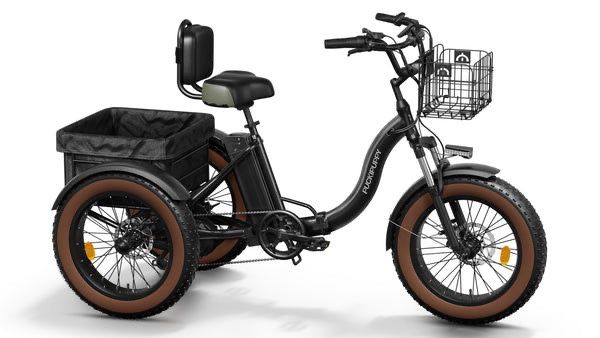 This trike combines cargo capacity, folding ease, and comfort with fat tires for a smooth, versatile commute.The design of the drop handlebars makes t