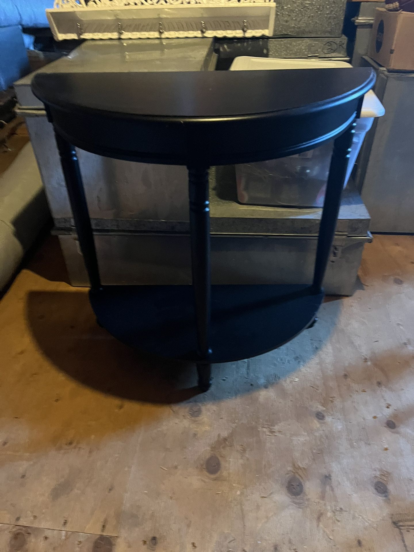 Black Wooden Entry/Sofa Table 