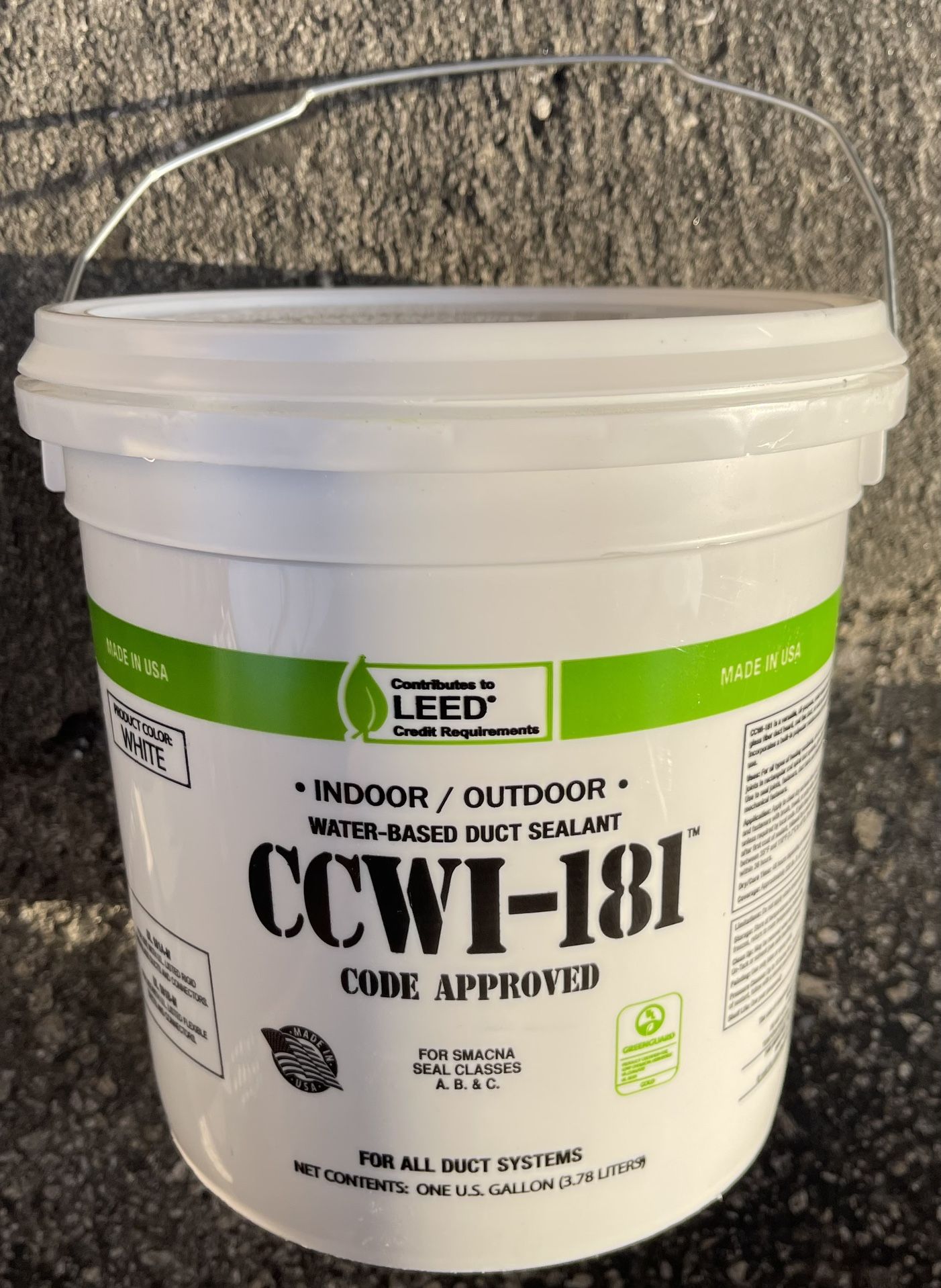 CCWI-181 1 gal. Indoor/Outdoor Duct Sealant in White (NEW) (1875698)
