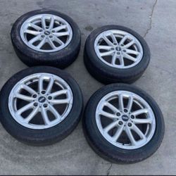 4 - 205/55r17 5x120 5x4.72 Mini Cooper Countryman Wheels Rims Good Tires!!!!!!!!!!!