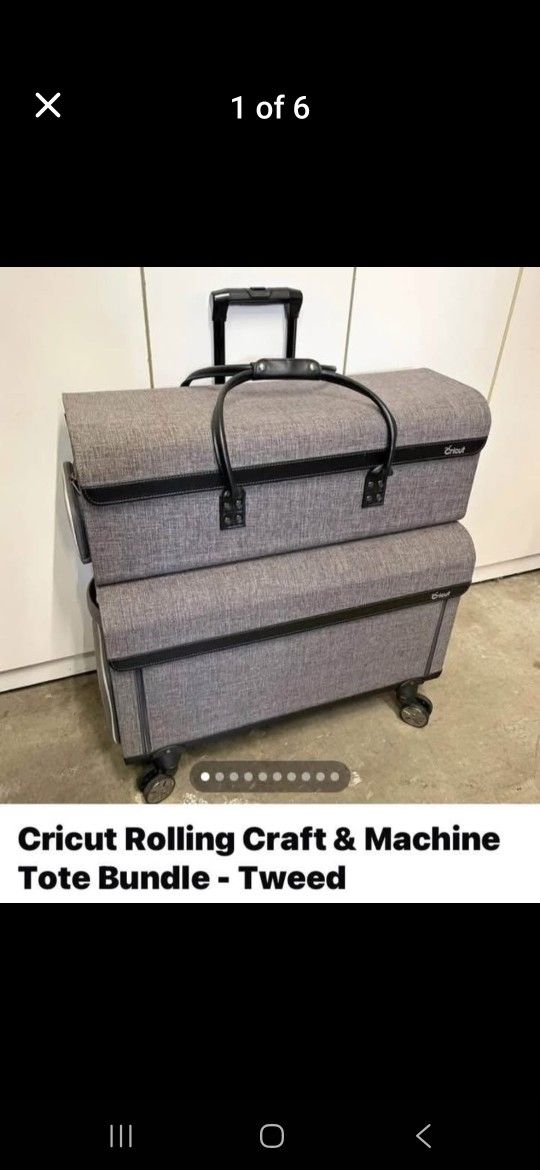 Cricut 2-piece Rolling Storage Cart