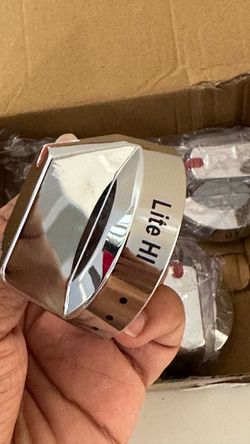 Chrome Faucet Handle Knob