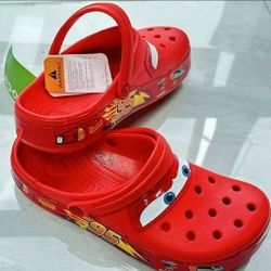 Free Shipping Lightning McQueen Crocs 