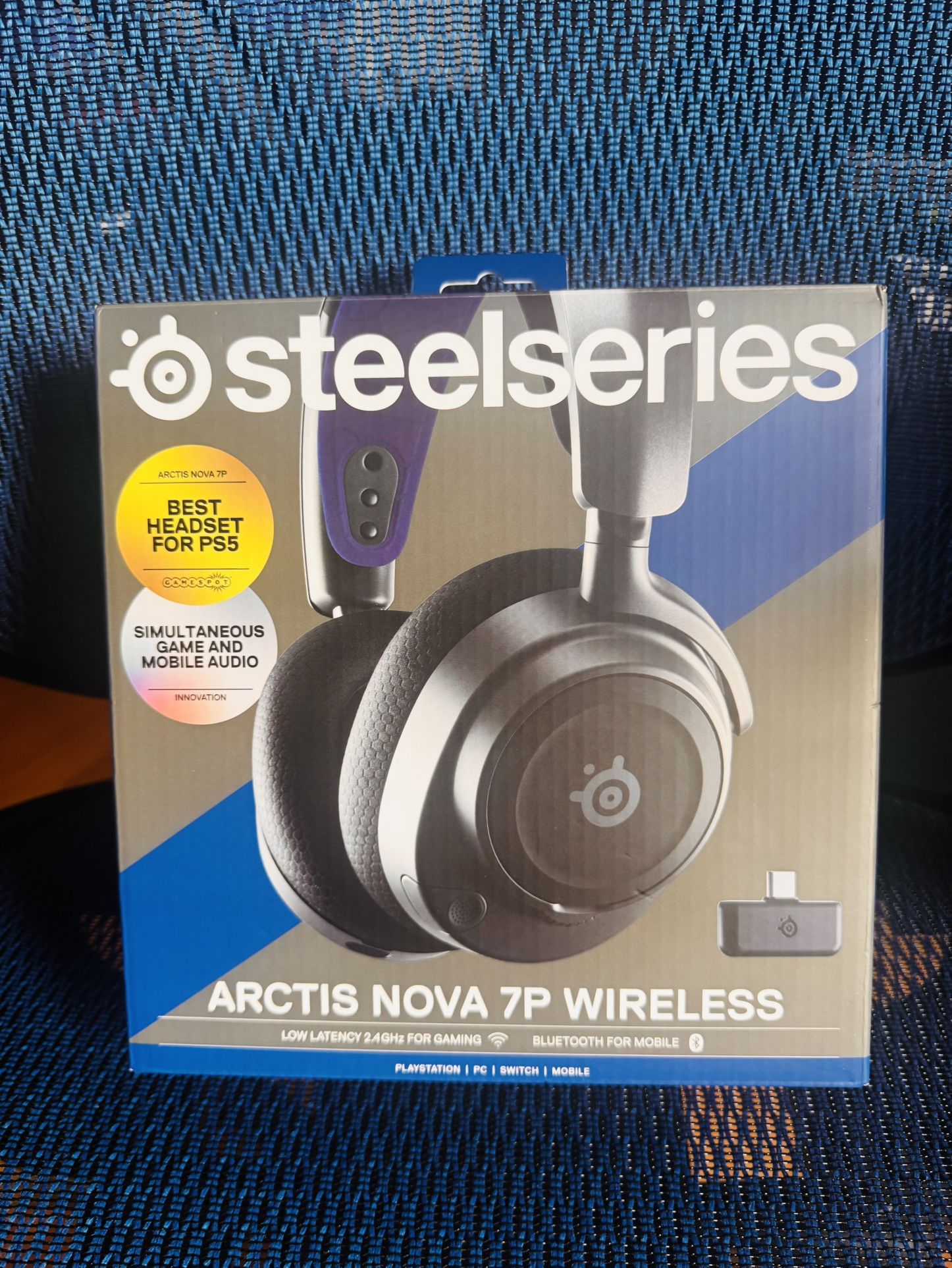 SteelSeries Arctis Nova 7P Wireless Gaming Headset For PlayStation, PC, Switch, VR, Mobile