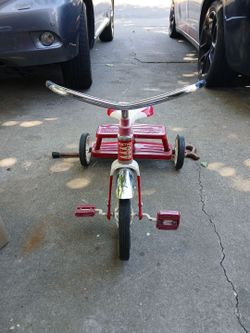 Vintage Radio Flyer Tricycle Retro Red