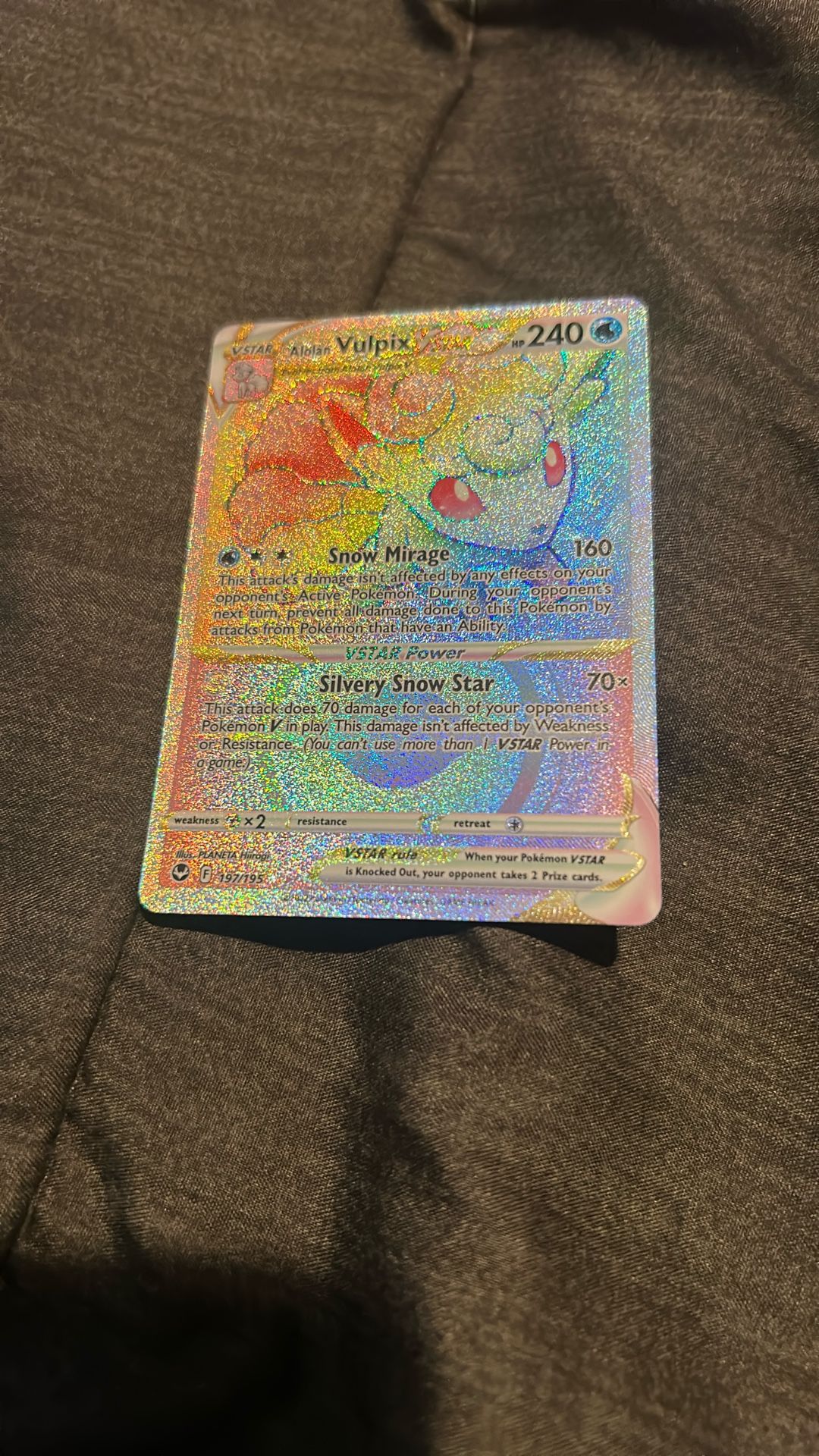Rainbow Vulpix Vstar