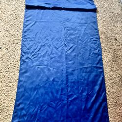 Deep Blue Curtains 