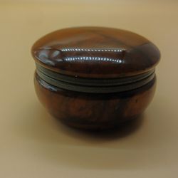 Alabaster Carved Trinket Bowl