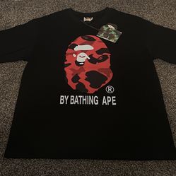 Red Camo Bape Shirt 