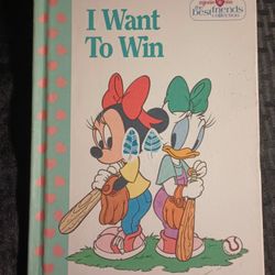 Walt Disney Original Collectible "I Want To Win" Kids Book 1991