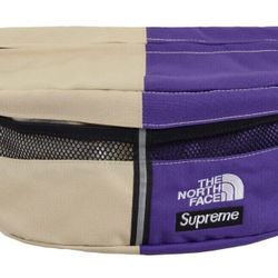 Supreme X North Face Waist Bag Purple