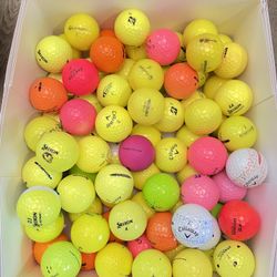 Golf Balls Mixed Color Mixed Brand 