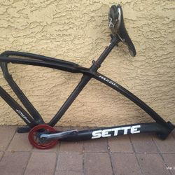 Carbon Sette Razzo SC Frame and Seat