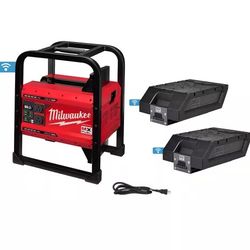 🔥 MILWAUKEE MX FUEL 3600W Portable Power Supply w2 Batteries & XC406 6.0Ah Battery Pack Brand new!
