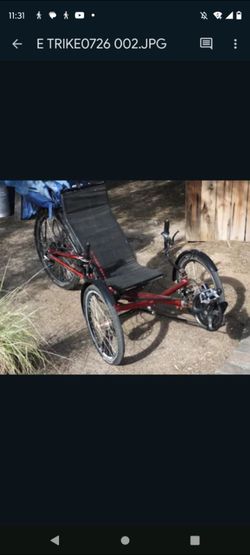 Recumbent Electric Trike