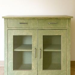 Vintage Cabinet With Drawers 