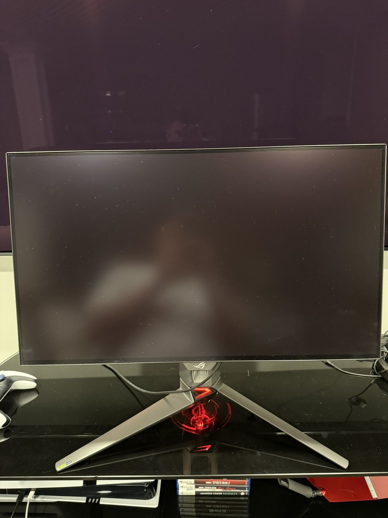 ASUS ROG Swift 27”1440P OLED DSC Gaming Monitor (PG27AQDM) QHD (2560x1440), 240Hz, 0.03ms, G-SYNC Compatible