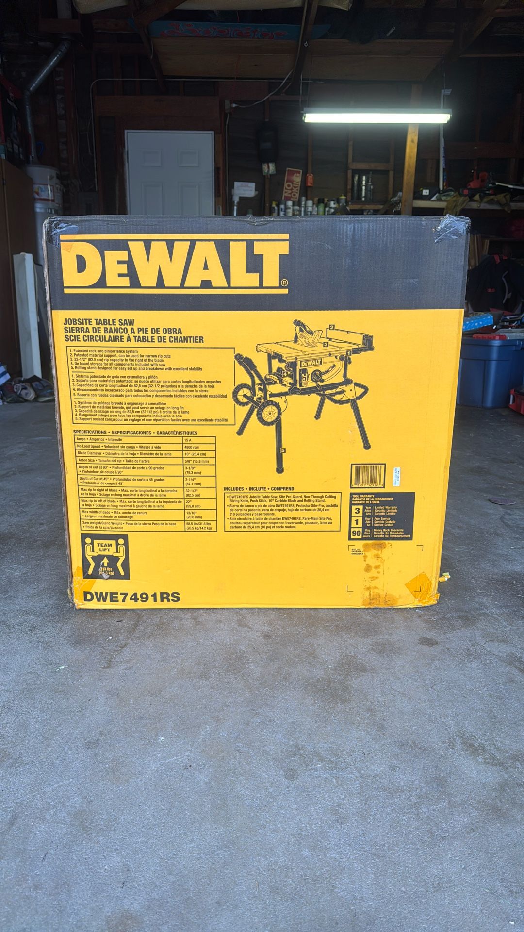 Table Saw DeWalt