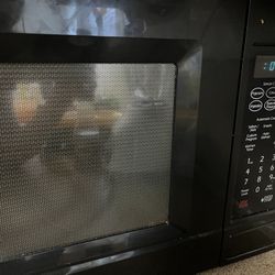 Large Black Microwave 