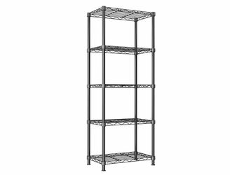 Black Wire Shelving 5-tier Rack
