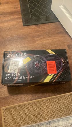 CLES ZYZ  6.5" Coaxial Car Speakers，1000W Max Power，250W RMS，4 Ohm–Plug & Play Upgrade for Old Cars–Transform Your Daily Commute into a Stress-Relief