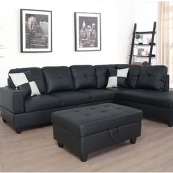 New Sectional And Ottoman 
