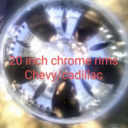 20 Inch Universal Chrome Rims