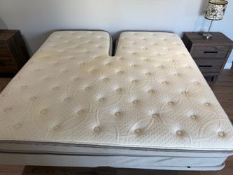 Split King Tufted Pillow Top Mattress