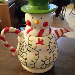 Snowman Teapot 