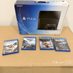 PlayStation PS4 Plus 4 Games $200
