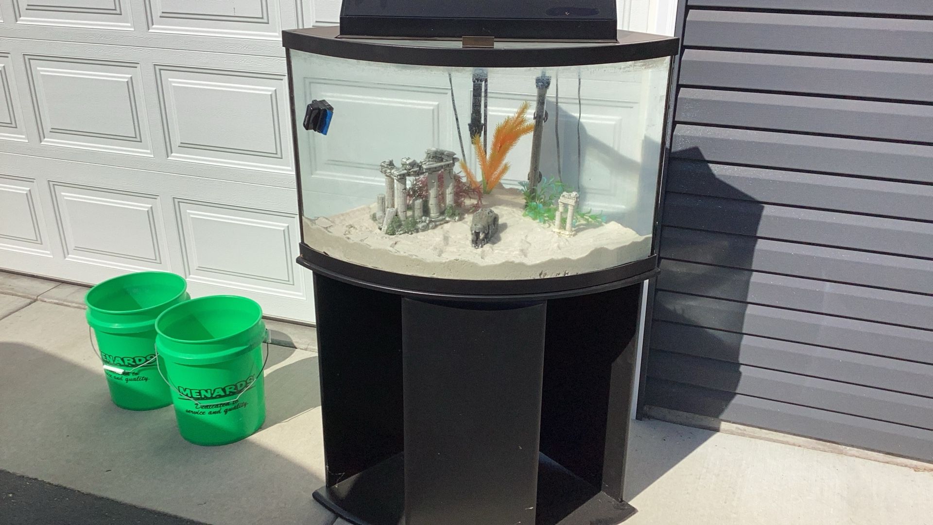 46 Gallon Bow Front Corner Tank