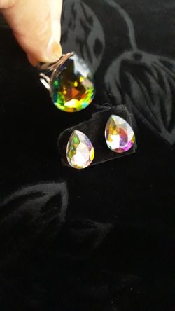 FASHION "" Jewelry SET RING AND EARRINGS "