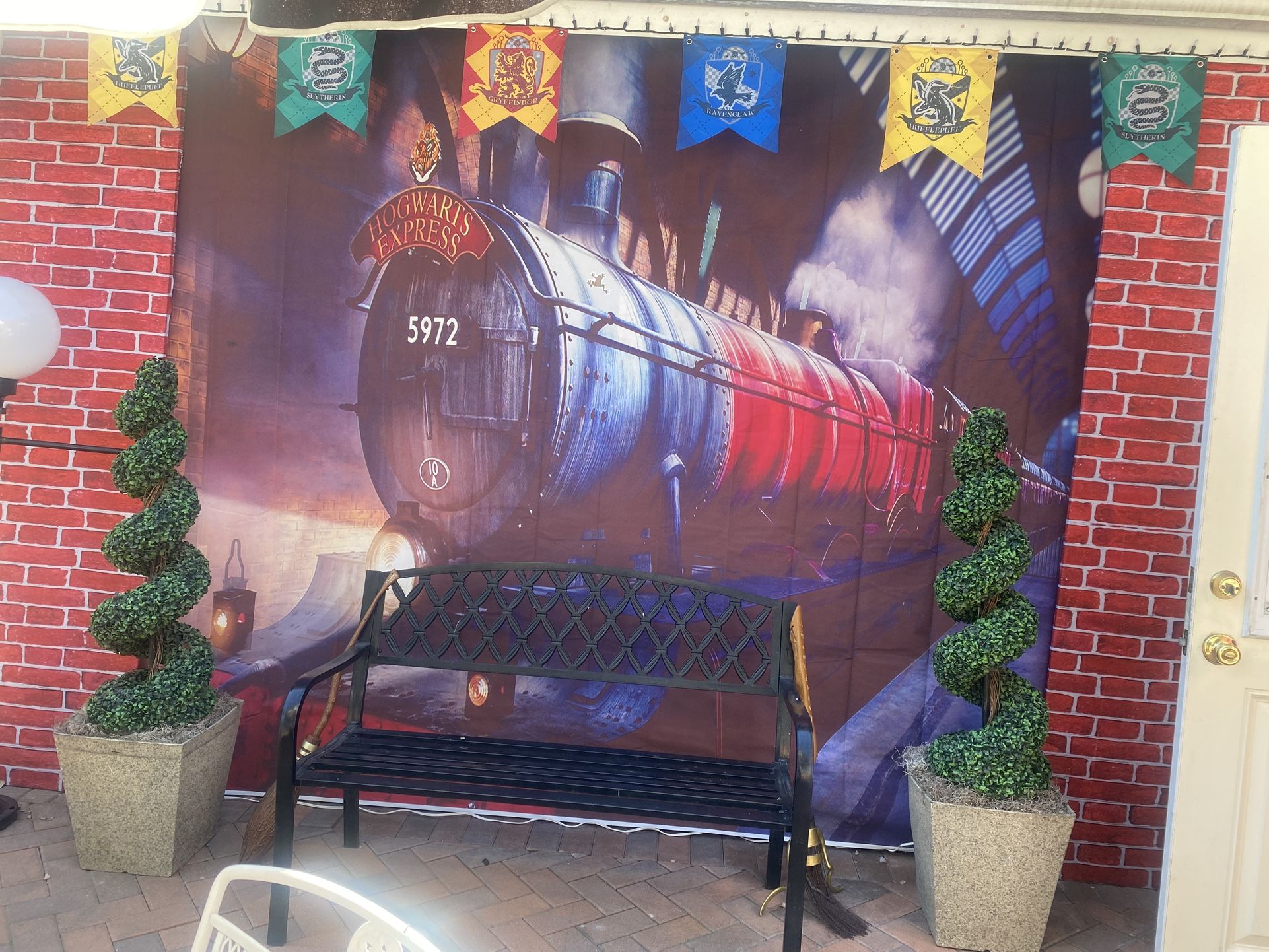 Large Harry Potter Hogwarts Express Backdrop Party /halloween
