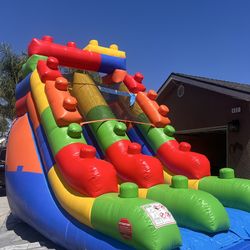 16ft Lego waterslide