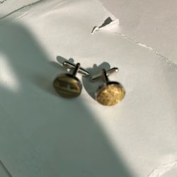 Silver 875 Cuff Links 