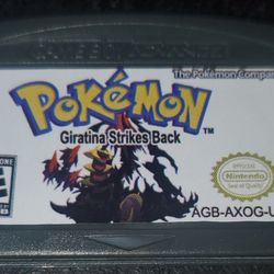 Pokemon Giratina Strikes Back Custom ROM GBA Gameboy Advance Video Game Cartridge 