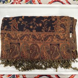Used | Dark Navy Pashmina Shawl